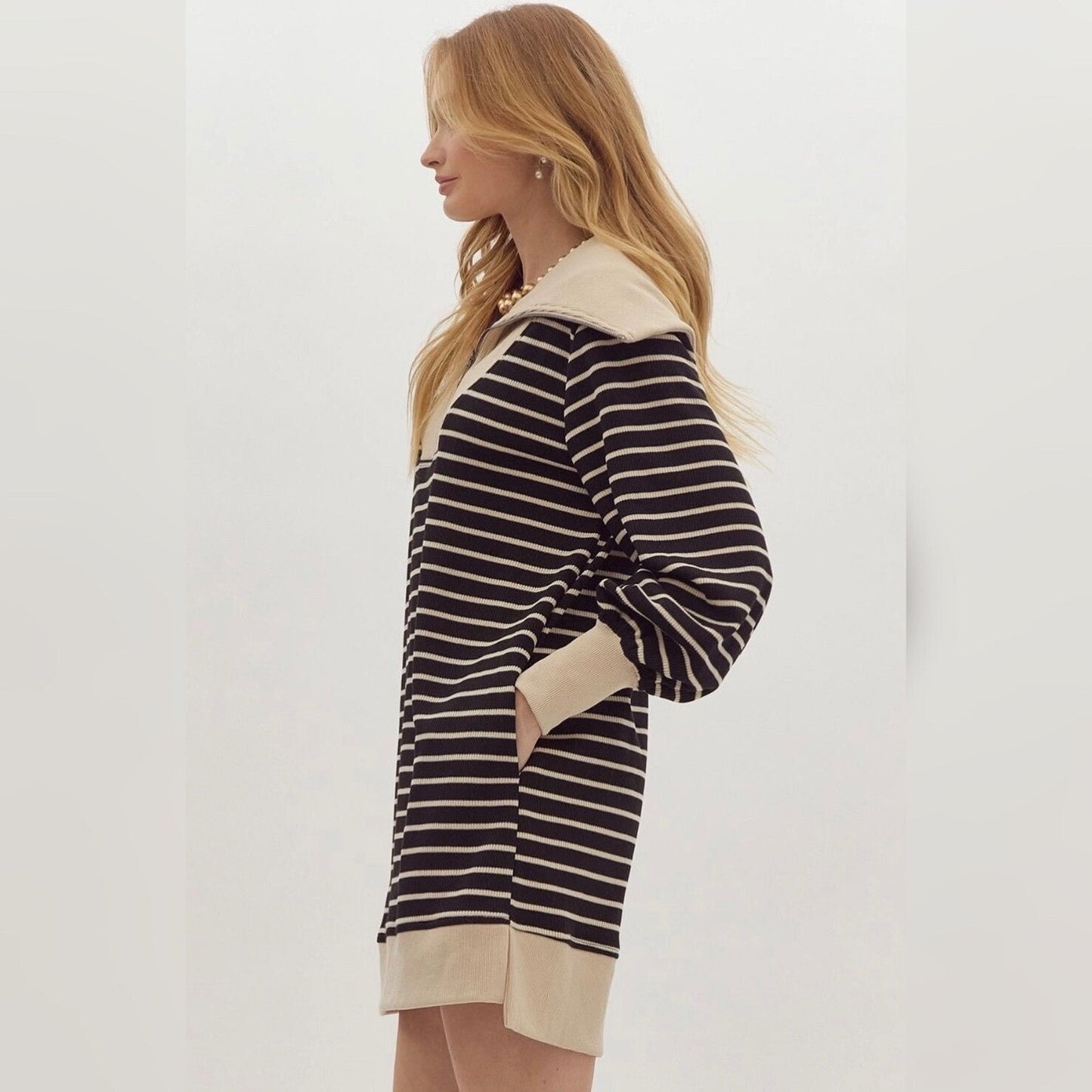 Aubrey Quarter Zip Dress