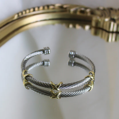 David Twisted Cuff Bracelet